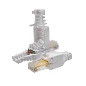 Коннектор безынструментальный 8P8C (Компьютерный разъем) U/UTP Cat.5e (RJ-45)