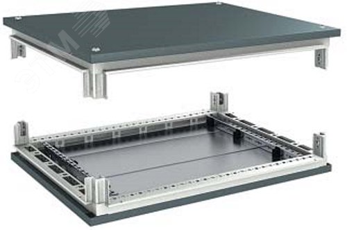 Комплект, крыша и основание, для оцинкованных шкафов CQE, 600 x 400 мм