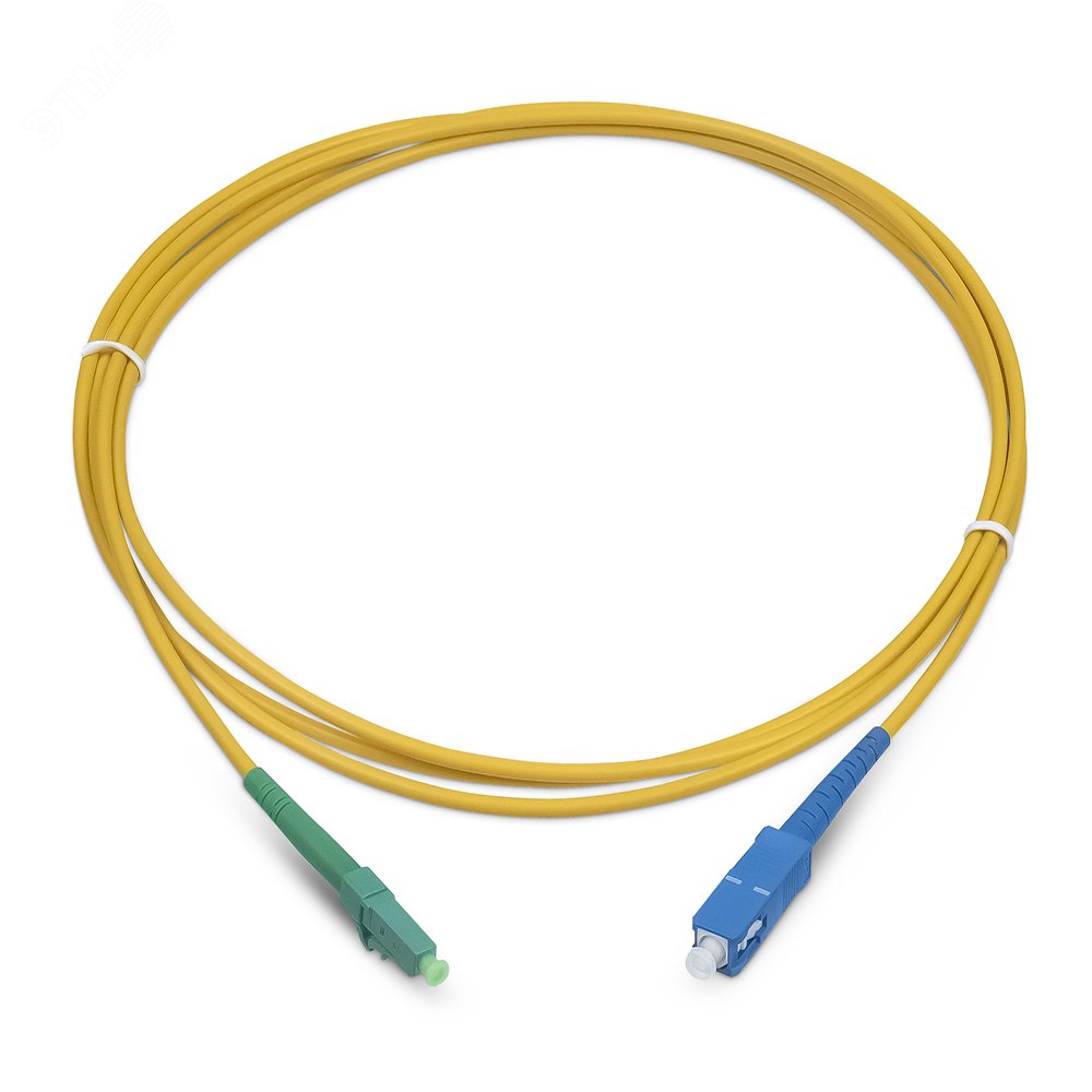 Шнур оптический simplex 25м LC/APC-SC/UPC 9/125 sm LSZH