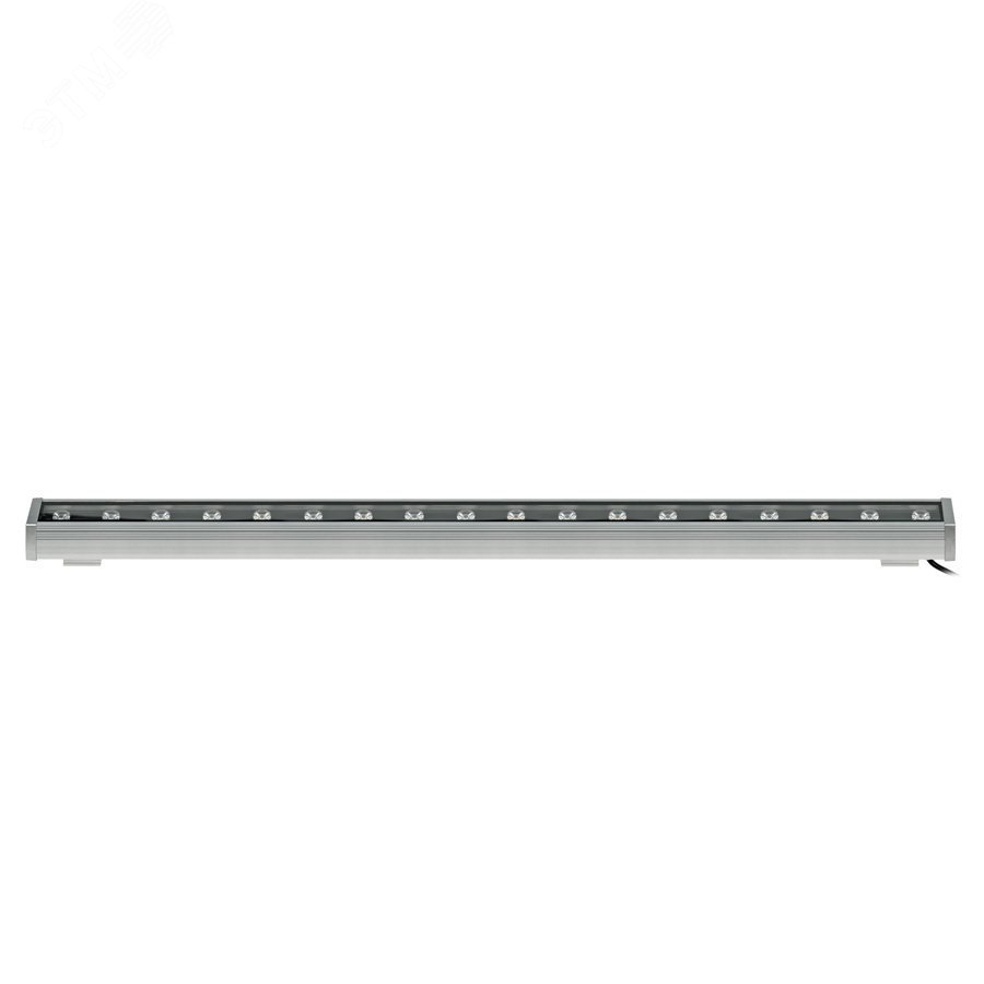 Прожектор светодиодный линейный ULF-L52-18W/RGB/L100 DC24V IP65 SILVER 1000мм. RGB. DC24V. Алюминий.