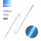 FL-Strip 2835 | 24V IP20 BLUE 24W/m 2500Lm/m | Катушка - 5 метров | - Светодиодная лента FOTON LIGHTING