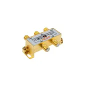 Делитель ТВ х 4 + 5шт. F BOX 5-1000 МГц GOLD,