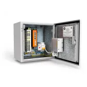 Узел коммутационный 4хPoE+, 2хSFP, 120 Вт, АС 220В, 50 Гц IP66, 300х300х210 мм