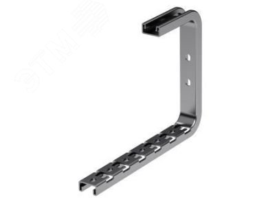 Консоль легкая основание 100 мм толщ.2.0 мм потолочная для проволочного лотка