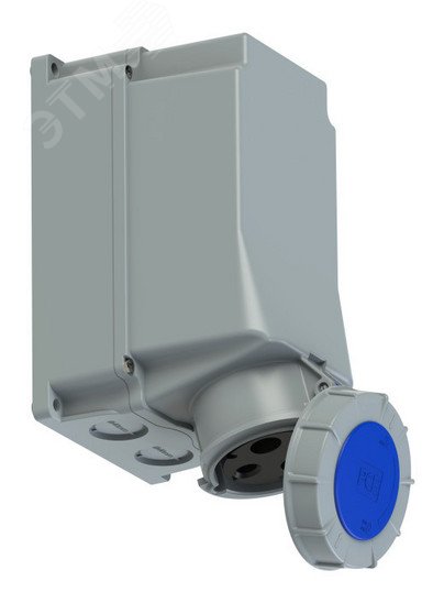 Розетка настенная 125А/230V/1P+N+E/IP67