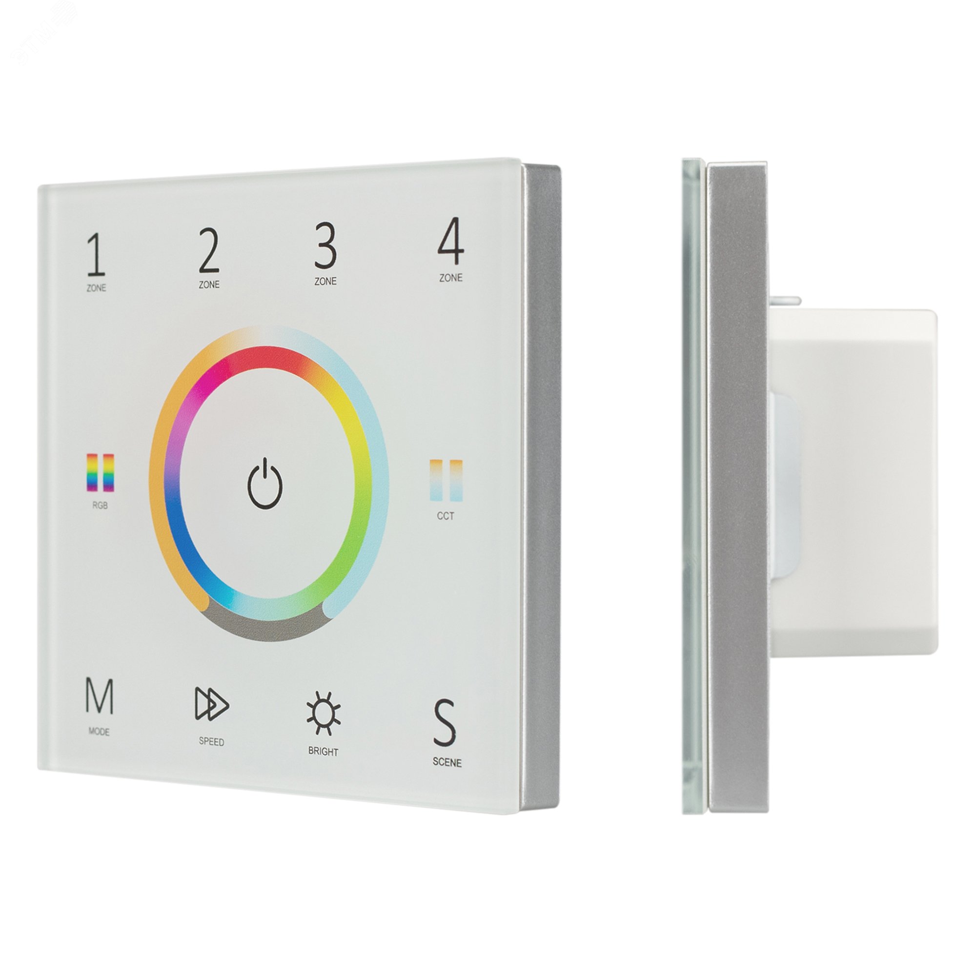 Панель Sens SMART-P67-MULTI White (230V, 4 зоны, 2.4G) (ARL, IP20 Пластик, 5 лет)