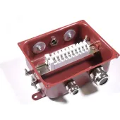 КЗНС-08 с пластмассовыми сальниками (3шт. сальника MG) ЗЭТА коробка клеммная