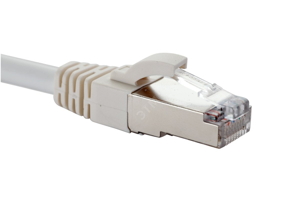 Шнур 21DF602WT коммутационный кат. 6 F/UTP 2.0 м Белый