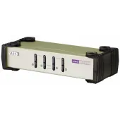 Переключатель KVM настольный, 4 порта, VGA, USB, PS/2, 2048 x 1536