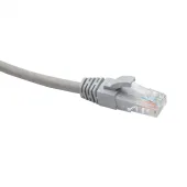 Шнур коммутационный U/UTP категория 5e PVC нг(А)-LS 0,15 м, серый DATAREX