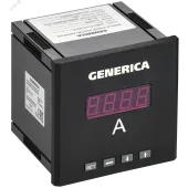 Амперметр цифровой щитовой однофазный DO RS-485 96х96мм LED GENERICA