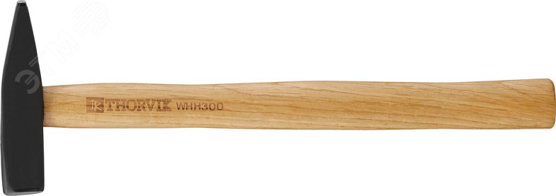 Молоток слесарный с деревянной рукояткой, 300 гр.