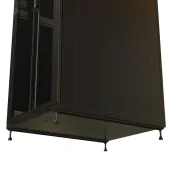 Шкаф напольный 19-дюймовый 47U 2277x800х800 мм ВхШхГ перед. и зад. распашные перфорированные двери 75% черный