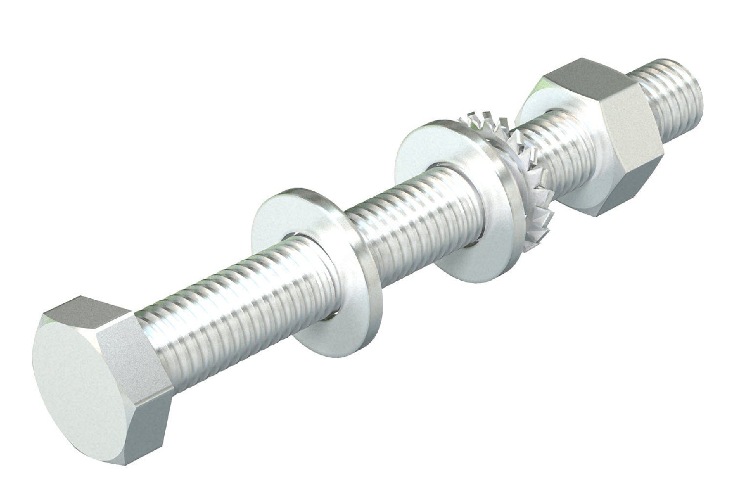 Комплект Болт+Шайба+Гайка M10x80