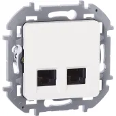 INSPIRIA розетка двойная RJ 45  категория 5e  UTP белый