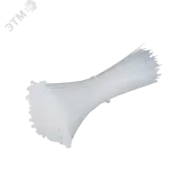 Кабельные стяжки (хомуты) PCT 2,5x150-100 белые PA6.6 (100 шт/уп)