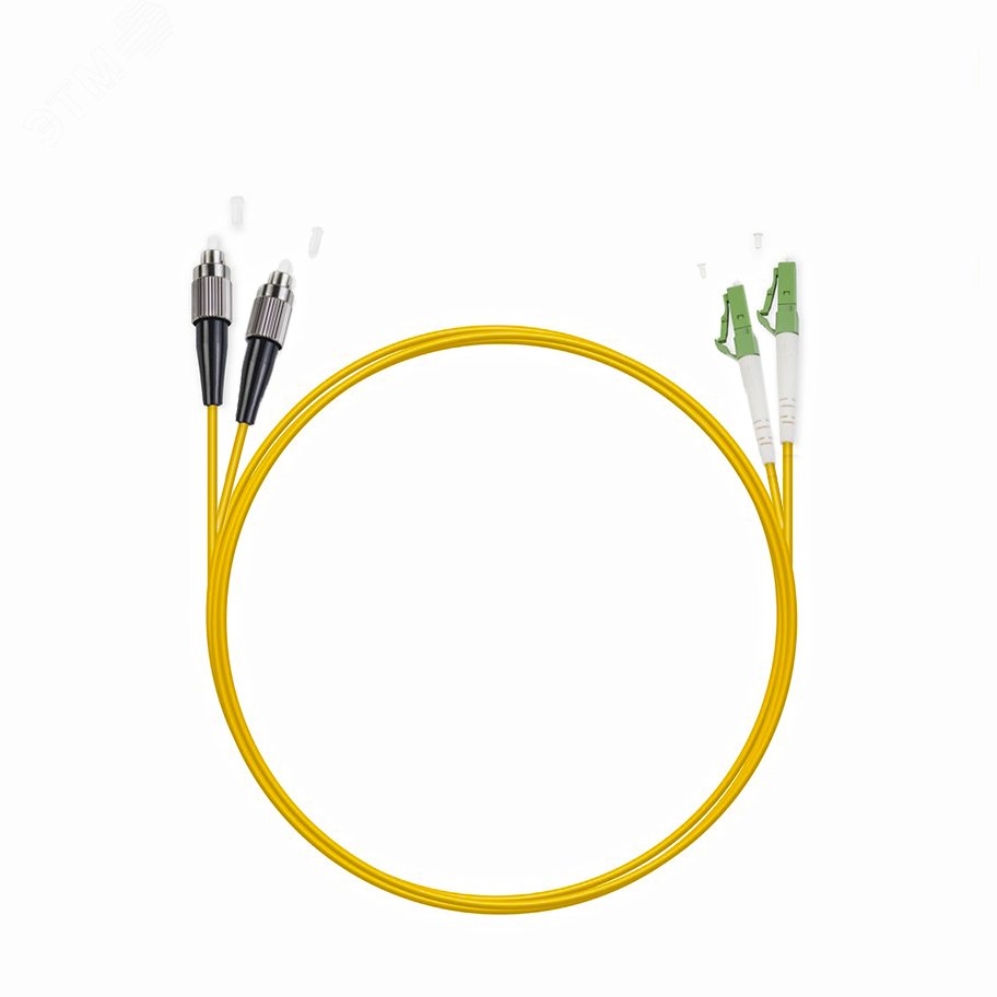 Шнур оптический duplex 5м LC/APC-FC/UPC 9/125 sm LSZH
