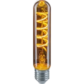 Лампа светодиодная LED 4вт E27 теплый T30 ретро FILAMENT