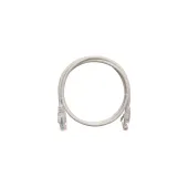 Шнур U/UTP 4 пары, Кат.6, 2хRJ45/8P8C, T568B, медный, PVC, серый, 1м, 10шт.