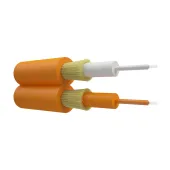 Кабель оптический duplex. ОМ1 62.5-125. 2.0mm. LSZH. оранжевый