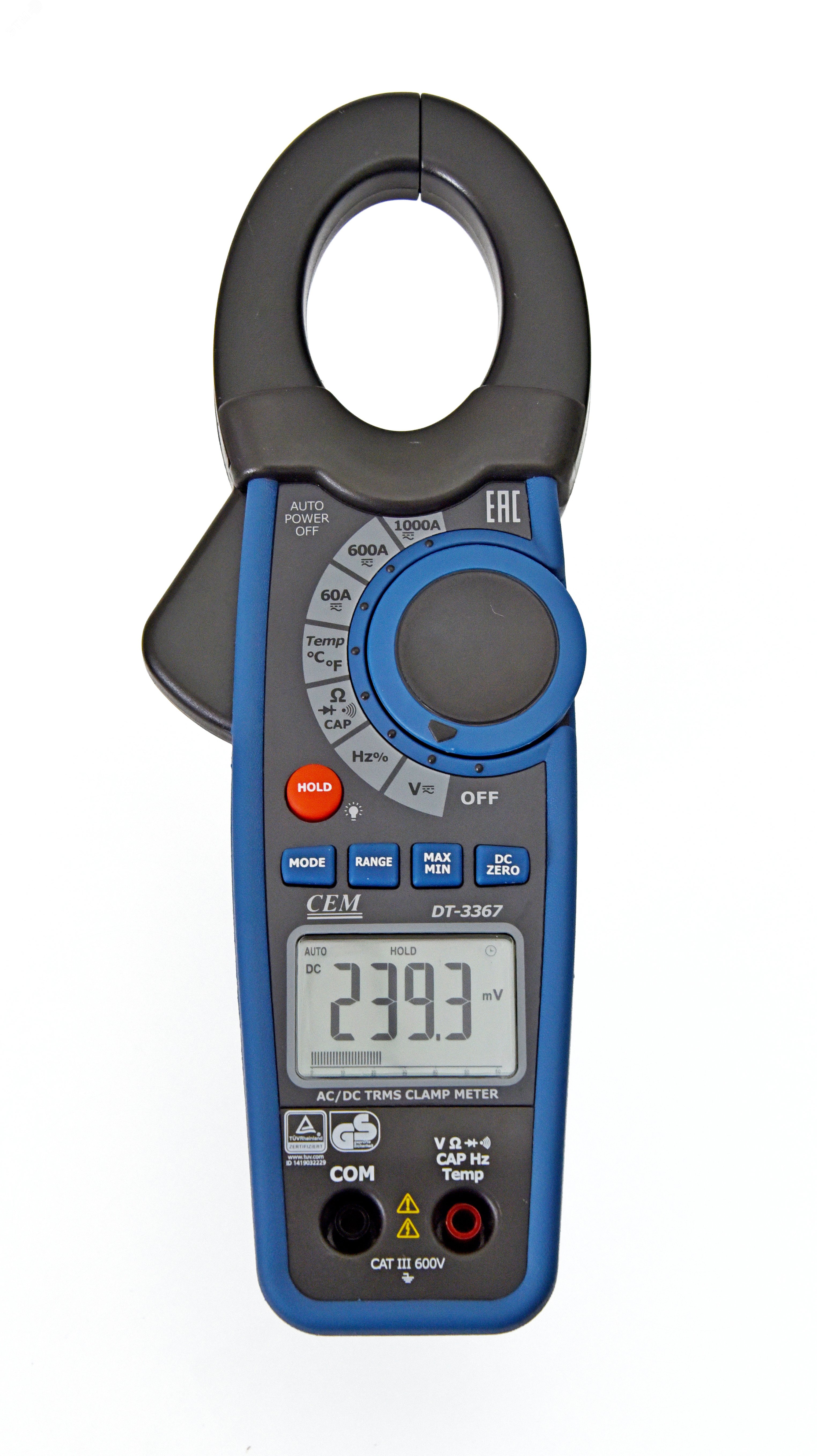 Клещи электроизмерительные True RMS DT-3367