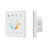 Панель сенсорная DALI-901-11-1G-4SC-MIX-DT8-IN White (BUS/230V) (IARL, IP20 Пластик, 3 года)