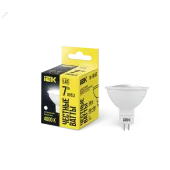 Лампа светодиодная MR16 софит 7Вт 230В 4000К GU5.3 IEK