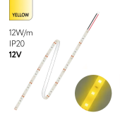 FL-Strip 2835 | 12V IP20 YELLOW 12W/m 1250Lm/m | Катушка - 5 метров | - Светодиодная лента FOTON LIGHTING