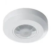 Датчик движения ИК потолочный 400w 360 гр. 8м IP20 белый
