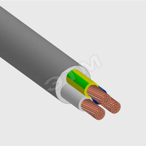 Провод ПВСнг(А)-LS  3*1.5 Ч 100м ТРТС