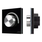 Панель роторная SMART-1-10V-301-31-DIM-IN Black (24-48V, 2.4G) (IARL, IP20 Пластик, 5 лет)