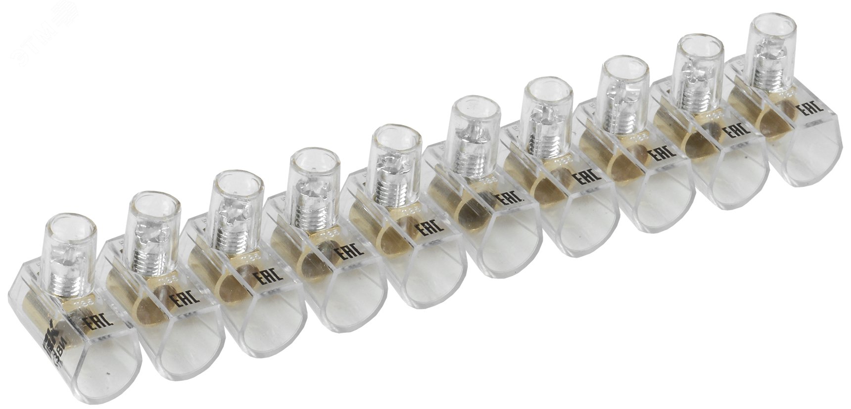 Зажим винтовой концевой изолированный КЗВИ 6.0мм2 10x1