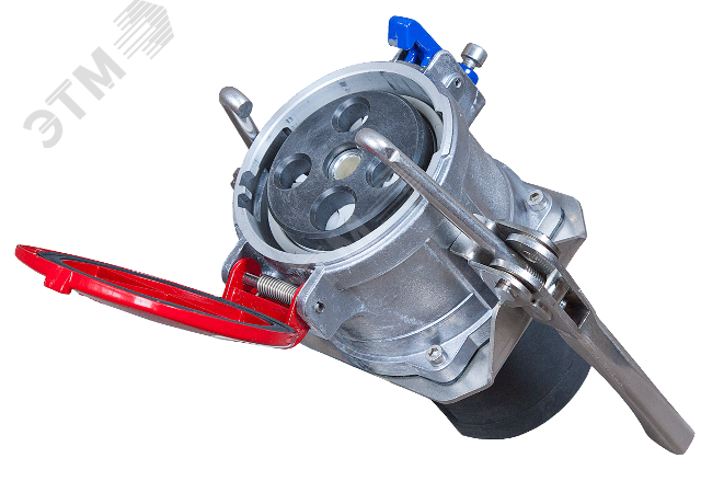 Розетка DS4, механизм, 400А, 380-440V, 3P+E +2pilot, металл, IP67