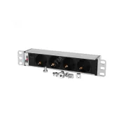 Блок розеток Rem-10 без шнура с индикатором 4 Sсhuko вход IEC 60320 C14 10A 10'