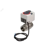 Кран шаровой AMZ-113R PN40 DN 20 KVS45 Tmax110 град. Rp3/4 CW617N 3х-ходовой