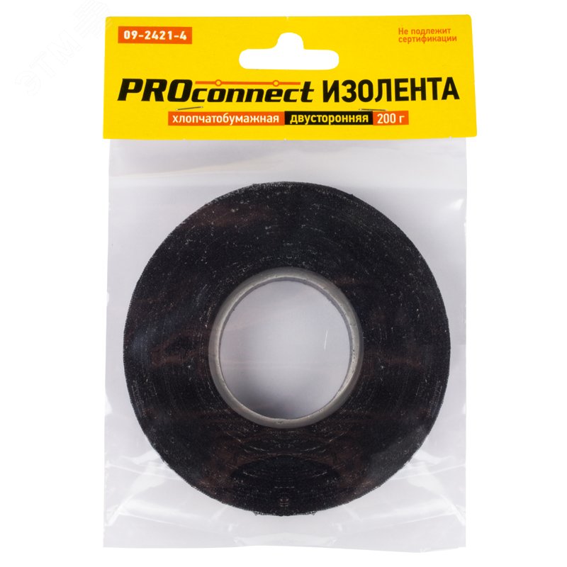 Изолента ХБ PROconnect 18 х 0,35 мм, (ролик 31,9 м 200 г) (2-ПОЛ)