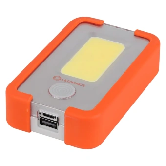 Фонарик компактный+ПоуэрБанк | 4W/4000K/400Lm/IPX2 | USB-зарядка (Type-C) | - LEDVANCE