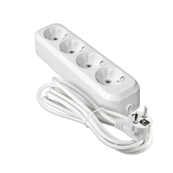 4х3м | 13А / 2990W / IP20 / Без выключателя / С заземлением / ПВС 3х1 | - Удлинитель бытовой UNIVersal