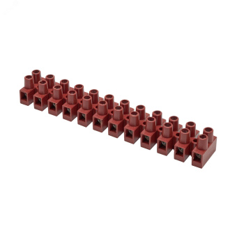 Клеммник 12П 150 градусов 450V 32A 4мм.кв фибергласс