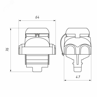 Зажим ответвительный CT 80 P