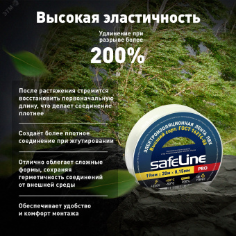 Изолента ПВХ белая 19мм 20м