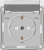 W59 Розетка скрытая с заземлением с крышкой IP44 белая W59 Розетка скрытая с заземлением с крышкой IP44 белая