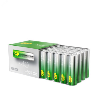 Батарейка алкалиновая GP Super Alkaline 15А АA - 30 шт. в пленке