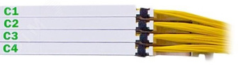 Блок кроссовый 4 модуля П КБ4-96SC-96SC/SM-96SC/UPC ВОКС-ФП-СТ
