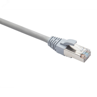 Шнур коммутационный F/UTP категория 5e LSZH нг(А)-HF 10,0 м, серый DATAREX