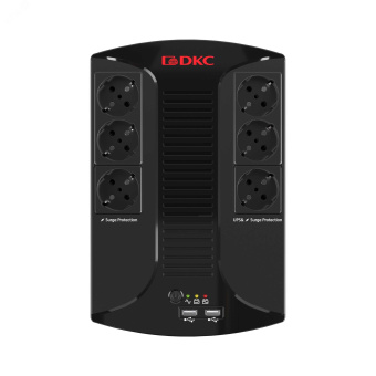 Источник бесперебойного питания line-interactive, Info PDU, 800 ВА/480 Вт, 1/1, 6xSchuko, USB для зарядки (2), USB + RJ11, 1x8Aч