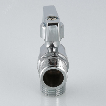 Кран шаровой угловой 1/2' х 1/2' для подключения санитарных приборов