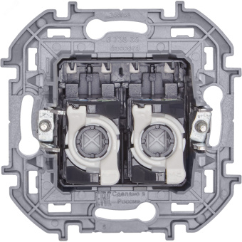 INSPIRIA розетка двойная RJ 45  категория 5e  UTP белый
