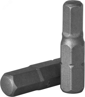 Вставка-бита 1/4''DR шестигранная, H4, 25 мм