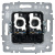 BRITE Розетка компьютерная двойная кат.5E RJ45 РК10-2-БрБ белый BRITE Розетка компьютерная двойная кат.5E RJ45 РК10-2-БрБ белый